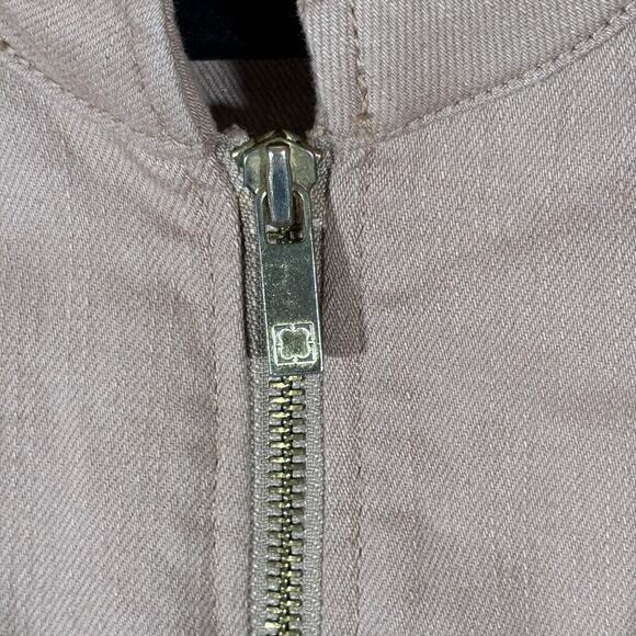 Liz Claiborne Vest Woman's Medium Tan Utility Full Zip High Collar‎ Hiking - Picture 4 of 13